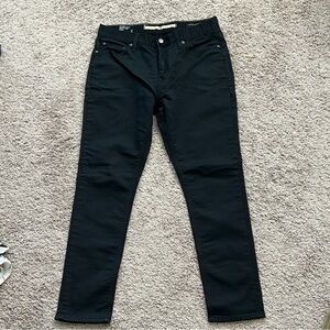 Men’s Banana Republic Black Travel Pants Skinny Fit